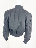 New Mango Satin Bomber Jacket Size M