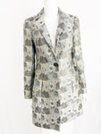 Bigio Collection Damask Coat Size 8