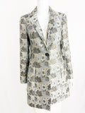 Bigio Collection Damask Coat Size 8