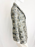 Bigio Collection Damask Coat Size 8