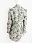 Bigio Collection Damask Coat Size 8