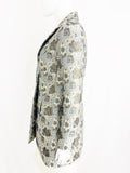 Bigio Collection Damask Coat Size 8