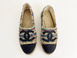 Chanel Tweed Espadrille Size 11
