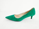 Prada Green Suede Pumps Size 7.5