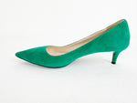 Prada Green Suede Pumps Size 7.5