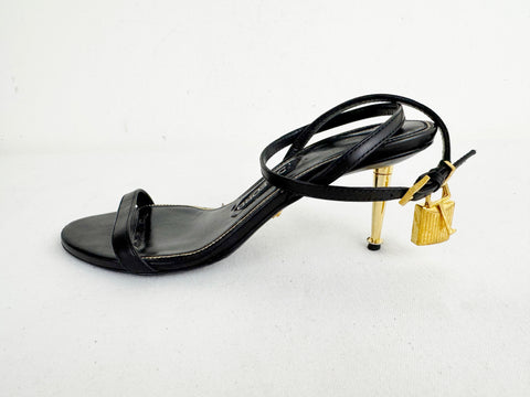 Tom Ford Padlock Sandal Size 7.5