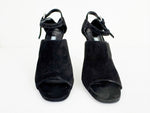 Prada Suede Heeled Sandal Size 5.5