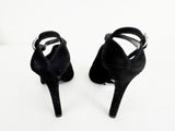 Prada Suede Heeled Sandal Size 5.5