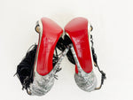 NEW Christian Louboutin Fringe Accent Heels Size 6.5