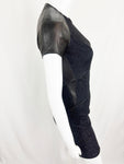 RL Black Label Dress W/ Leather Size 2