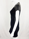RL Black Label Dress W/ Leather Size 2