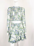 Zimmermann Crop Top and Mini Skirt Set Size S