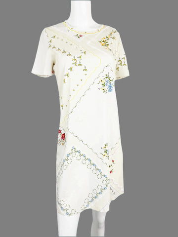 Tory Burch Cotton Patterned Dress Size S