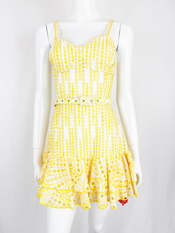 NEW Charo Ruiz Marianne Sundress w/Belt Size S