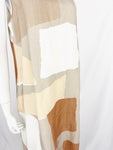 Lafayette 148 Linen & Silk Maxi Dress Size S
