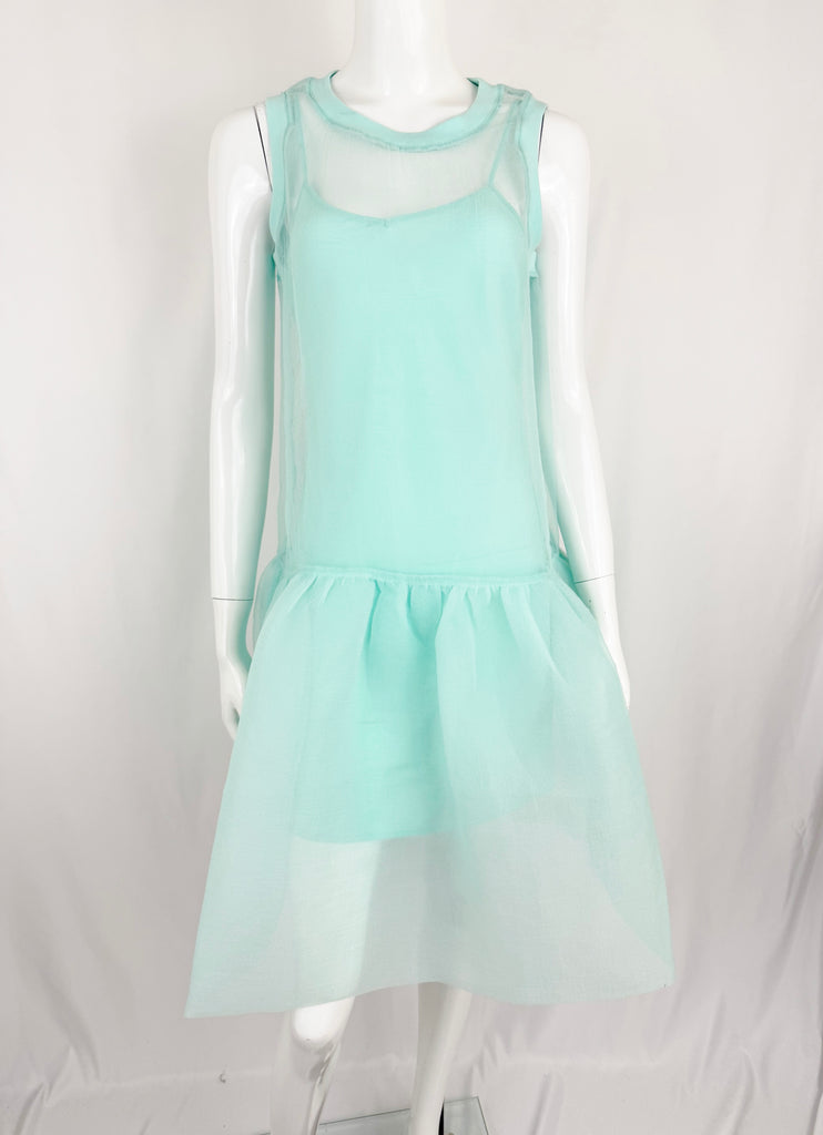 Cynthia Rowley Organza Dress w/Slip Size S KMK Luxury Consignment Cynthia Rowley Organza Dress w/Slip Size S KMK Luxury Consignment