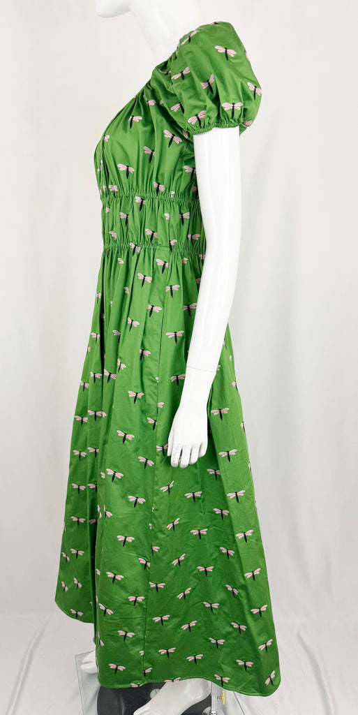 Kate Spade Dragon Fly Maxi Dress Size S KMK Luxury Consignment Kate Spade Dragon Fly Maxi Dress Size S KMK Luxury Consignment