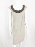 Adrianna Papel Embellished Collar Dress Size 6