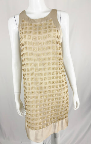Tenca 15 Sequin Satin Dress Size M