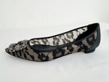 Manolo Blaknik Lace Hangisi Size 9.5