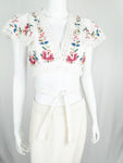 Zimmermann Wrap Crop Top Size S