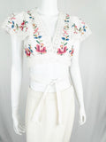 Zimmermann Wrap Crop Top Size S