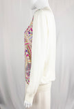 Etro Silk Front Cardigan Size M