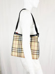 Vintage Burberry Check Shoulder Bag