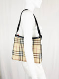 Vintage Burberry Check Shoulder Bag