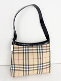 Vintage Burberry Check Shoulder Bag