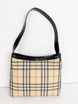 Vintage Burberry Check Shoulder Bag