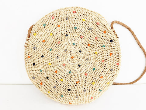 Mar Y Sol Raffia Crossbody