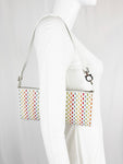 NEW Salvatore Ferragamo Woven Pochette