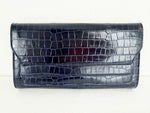 L.K. Bennett Faux Croc Clutch