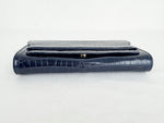 L.K. Bennett Faux Croc Clutch