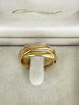 Cartier Tri-Color Trinity Ring Size 4