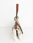 NEW Roberto Cavalli Zebra Canvas Bag