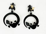 Isabel Canovas Fly/Lizard Earrings