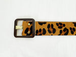 Brave Leopard Print Belt Size 34