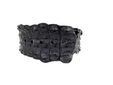 Wide Crocodile Belt