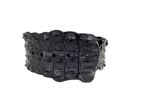 Wide Crocodile Belt