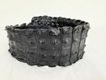 Wide Crocodile Belt