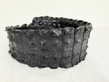 Wide Crocodile Belt