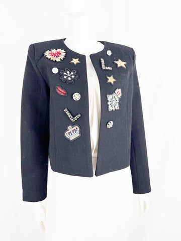 L'Agence Embellished Jacket Size 4