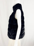 Herno Faux Fur Puffer Vest Size 6