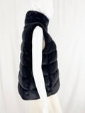 Herno Faux Fur Puffer Vest Size 6