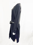 NEW Annette Gortz Knit with Leather Dress Size M