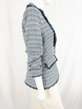 L'Agence Tweed Double Breasted Blazer Size 10