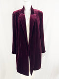 Lafayette 148 Velvet Long Coat Size M