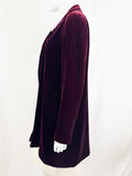 Lafayette 148 Velvet Long Coat Size M